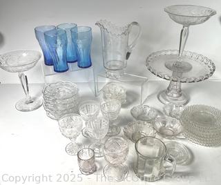 Group of Mixed Glassware