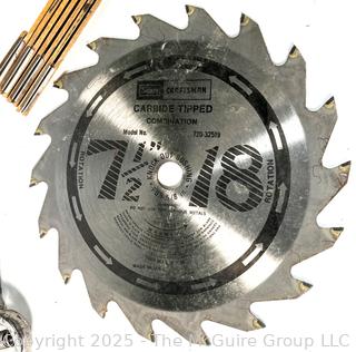 Group of Hand Tools Including Corded Rotary Saw