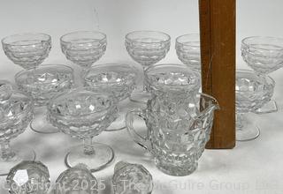 Seventeen Piece (17) Collection of Fostoria American Clear Glassware