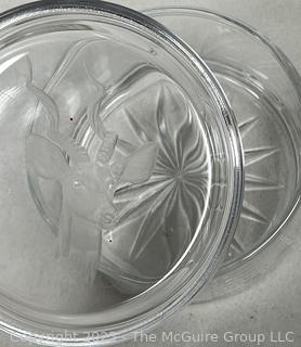 Collection of Clear Glassware Servingware 