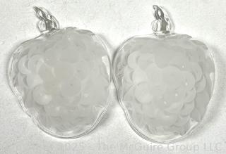 Collection of Clear Glassware Servingware 