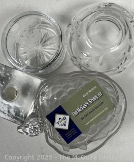 Collection of Clear Glassware Servingware 