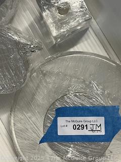 Collection of Clear Glassware Servingware 