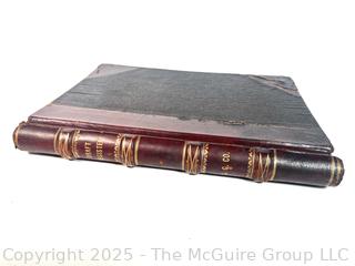 Leather Bound Account Journal