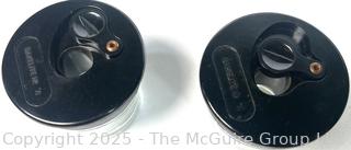 Group of Decorative Items Including Spools