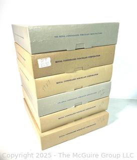 Thirteen (13) Royal Copenhagen Christmas Wall Plates in Boxes