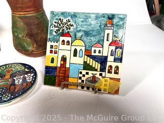 Painted Pottery Decorative Items