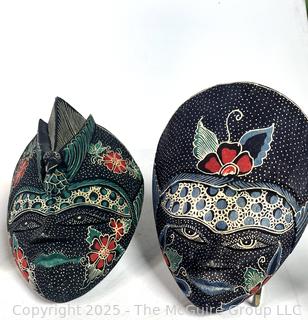 African Tribal Items Including Masks