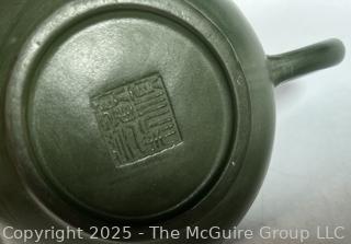 Two (2) Chinese Yixing Clay Teapots