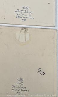 Four (4) Delft Wall Tiles