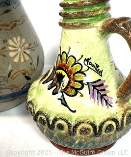 Two (2) Pieces of Hand-Painted Pottery 