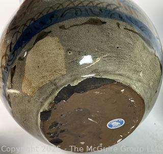 Two (2) Pieces of Hand-Painted Pottery 