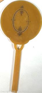 Group Including Bakelite Hand Mirror, Hotel Trinket Trays, Brass Bowl Etc.