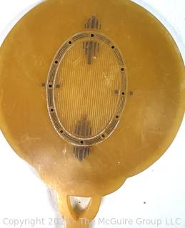 Group Including Bakelite Hand Mirror, Hotel Trinket Trays, Brass Bowl Etc.