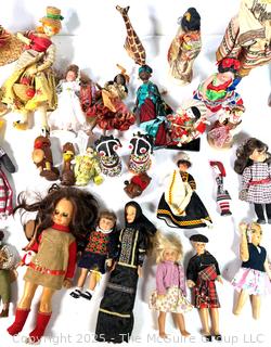 Collection of Souvenir Travel Dolls