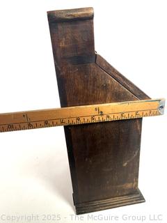 Wooden Liverpool Candle Company Box with Slanted Lid