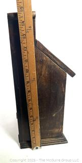 Wooden Liverpool Candle Company Box with Slanted Lid