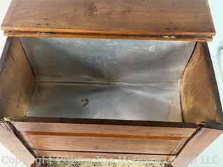Oak Ice Box Chest