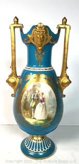 19th Century French Ormolu Mounted Bleu Celeste Sèvres Vase