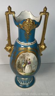 19th Century French Ormolu Mounted Bleu Celeste Sèvres Vase