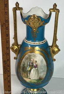 19th Century French Ormolu Mounted Bleu Celeste Sèvres Vase