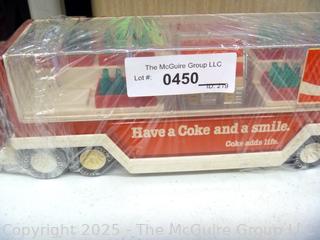 Buddy L Mack - Coca-Cola Red Delivery Semi-Truck & Trailer "Have a Coke and a Smile".