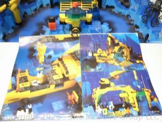 1995 LEGO System 6195 Aquanauts Neptune Discovery Lab, Incomplete