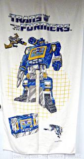 1985 Transformers Soundwave Bath Towel.  50 x 28