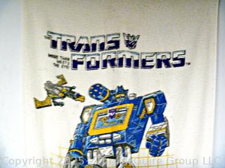 1985 Transformers Soundwave Bath Towel.  50 x 28