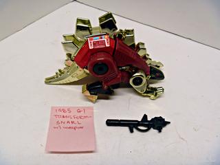 Transformers G2 Red Snarl Hasbro with Weapon