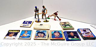 Baseball Trading Cards and Figurines