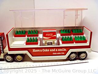 Buddy L Mack - Coca-Cola Red Delivery Semi-Truck & Trailer "Have a Coke and a Smile".