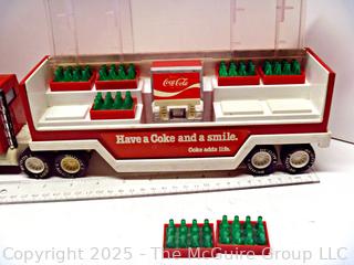 Buddy L Mack - Coca-Cola Red Delivery Semi-Truck & Trailer "Have a Coke and a Smile".
