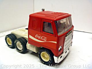 Buddy L Mack - Coca-Cola Red Delivery Semi-Truck & Trailer "Have a Coke and a Smile".
