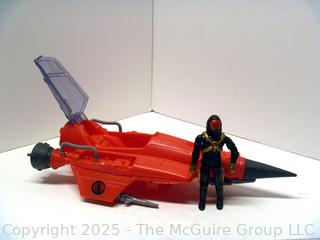 1988 Hasbro GI Joe Stellar Stiletto with Pilot - Missing Two Bombs