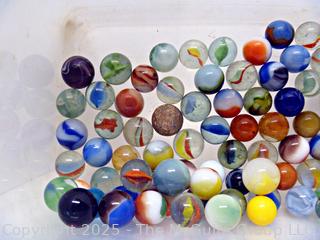 Collection of Glass Marbles

