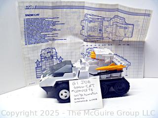 1985 GI Joe "Snow Cat" 100% Complete with Blueprints