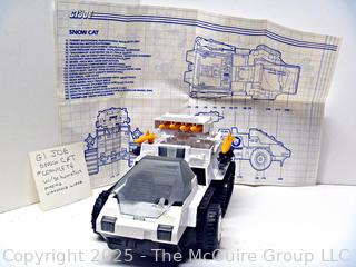 1985 GI Joe "Snow Cat" 100% Complete with Blueprints