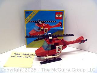 Lego Town 6657 Fire Patrol Copter Complete with Manual