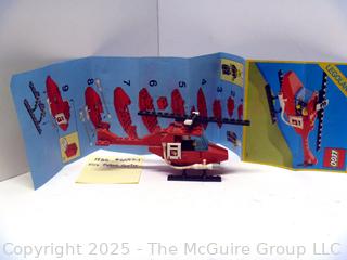 Lego Town 6657 Fire Patrol Copter Complete with Manual
