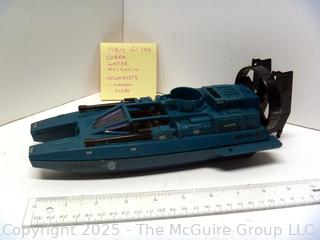1984 Gi Joe Cobra Water Moccasin Action Figure Vehicle Hasbro Incomplete