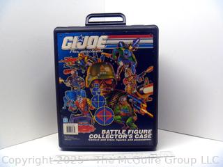 1981 Hasbro GI Joe Battle Figure Collector's Storage Case with Accessories 
