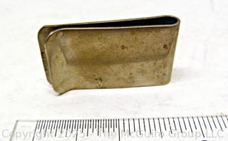 Native American Money Clip Signed by Artist Rick Werito, a Diné Silver Jeweler from the Navajo Nation