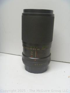 Canon AE-1 35mm Film Camera Setup, Auto Winder, Extra Lens, Leather Case and Accessories