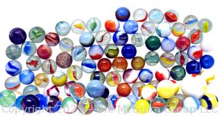 Collection of Glass Marbles
