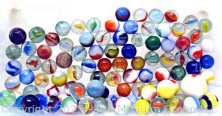 Collection of Glass Marbles
