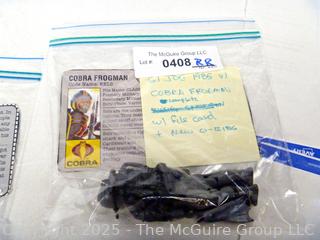 1985 GI Joe Action Figure Cobra Frogman V1 Complete with Card (NM) Toy
