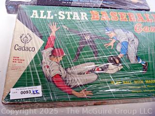 1962 All-Star Baseball Board Game by Cadco, Complete Toy
