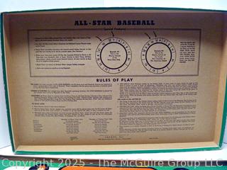 1962 All-Star Baseball Board Game by Cadco, Complete Toy

