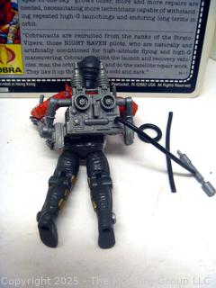 1988 GI Joe Action Figure Cobra Astro Viper Complete with Full Card (NM) Toy  